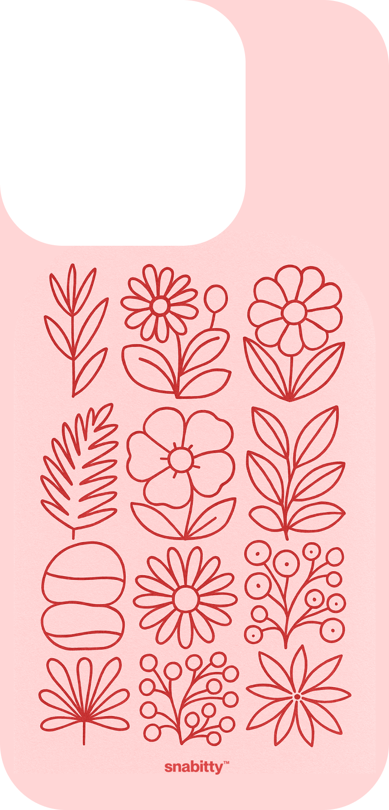 Flowery essentials 4 red