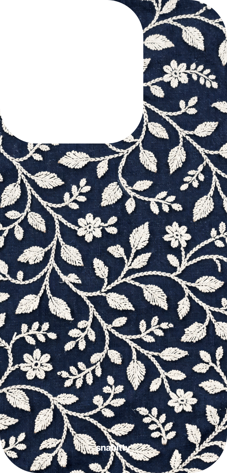Black Bel Aur Phool Chikankari