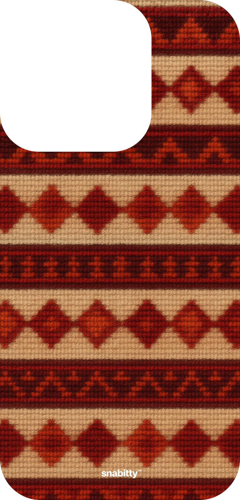 Kullu shawl - Maroon with beige base