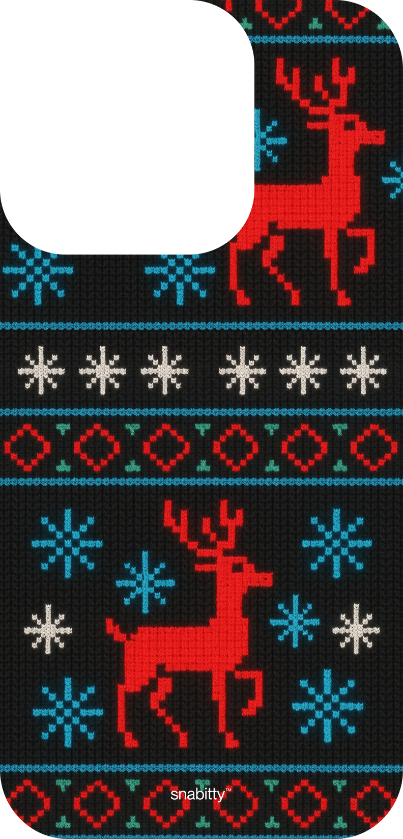 Midnight Reindeer Knit