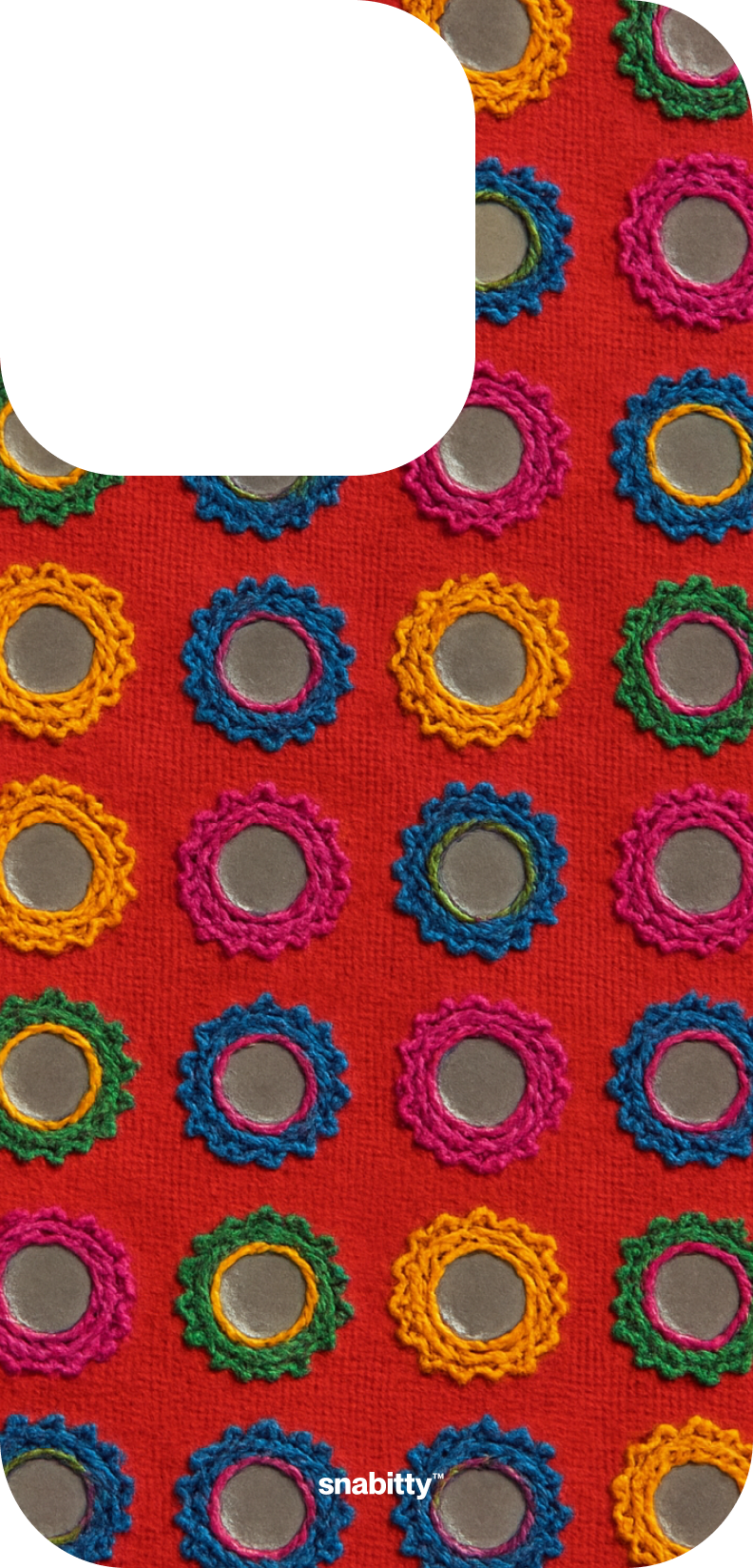 Navaratri mirror work 1