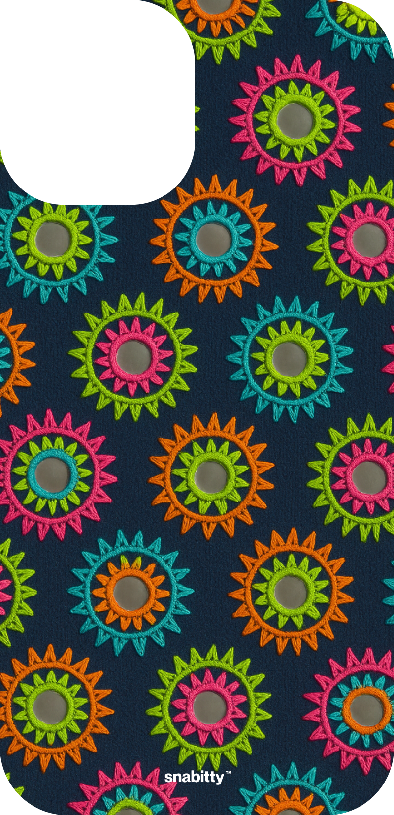 Navaratri mirror work 3