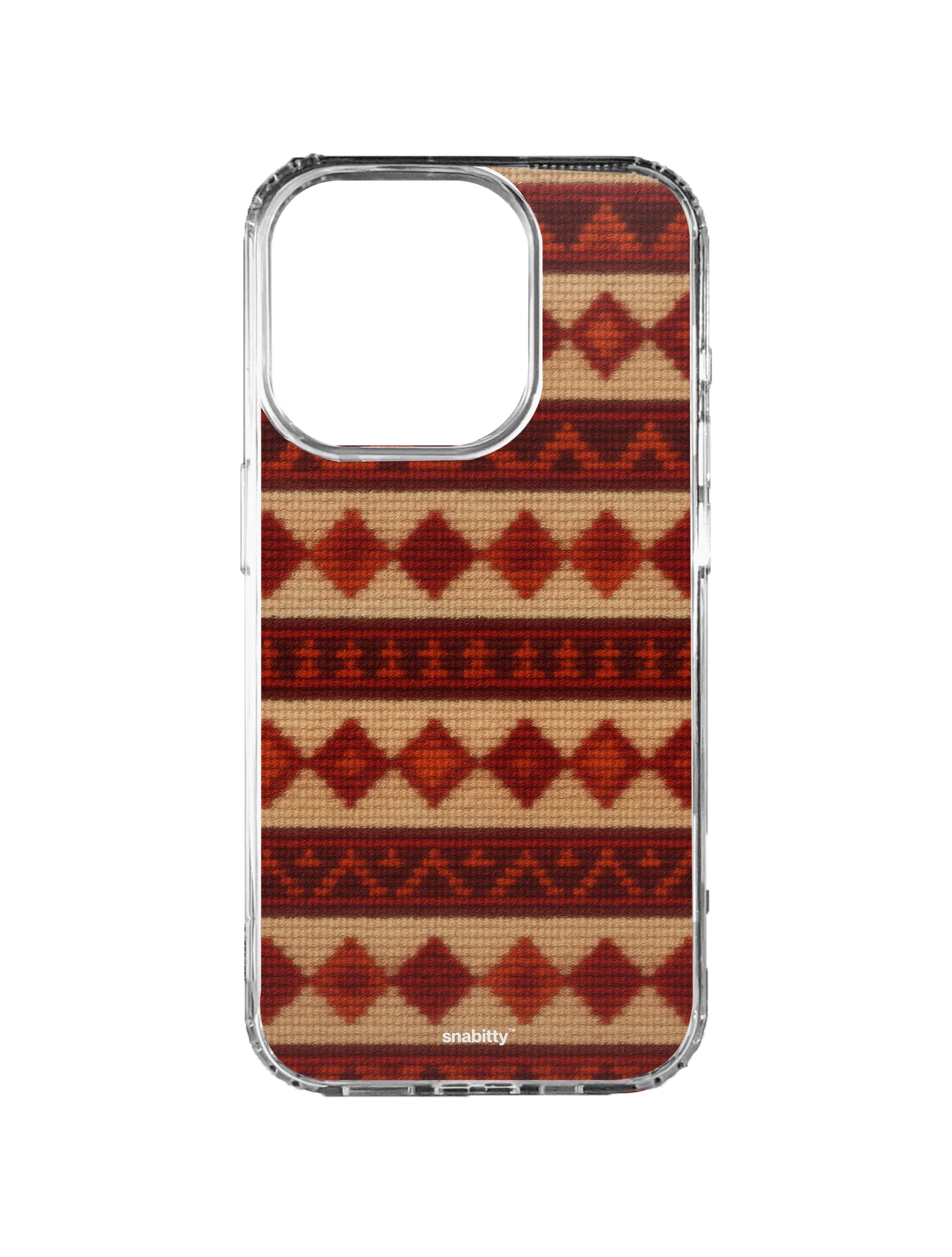 Kullu shawl - Maroon with beige base