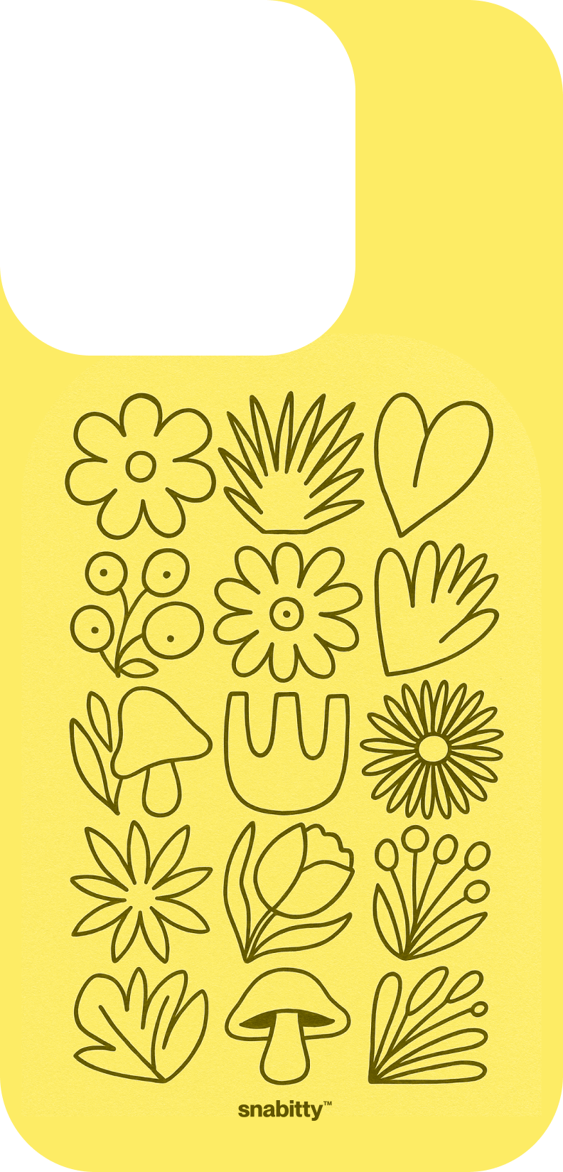 Flowery essentials 3 yellow