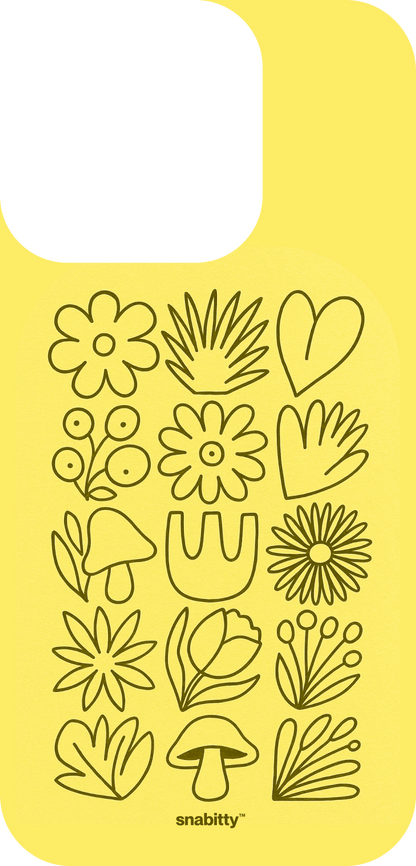 Flowery essentials 3 yellow