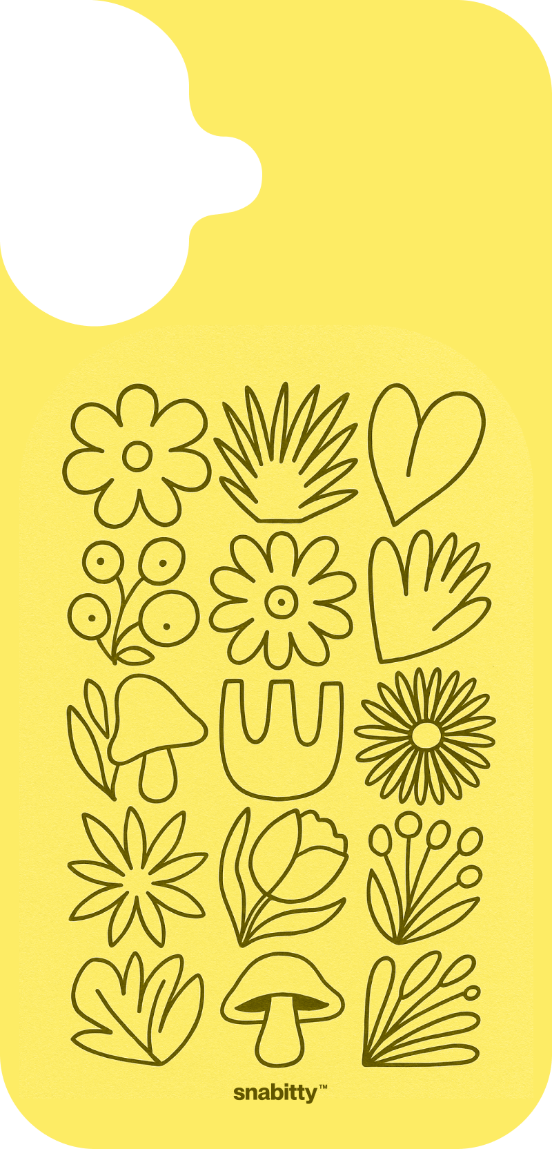 Flowery essentials 3 yellow