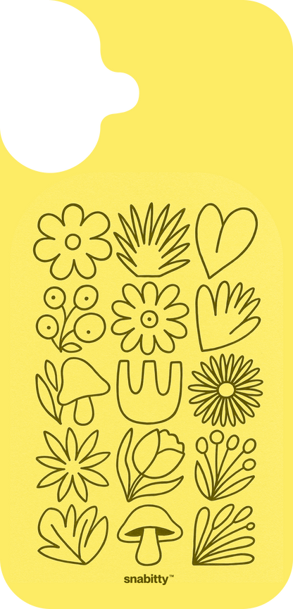 Flowery essentials 3 yellow