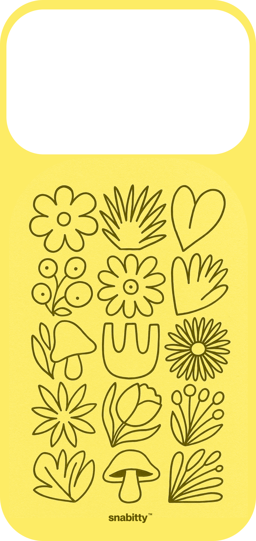 Flowery essentials 3 yellow