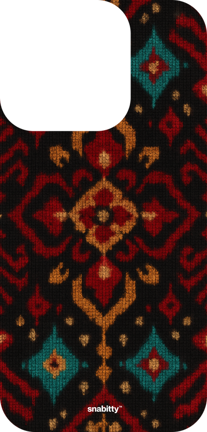 Patola Ikat Dark Bloom 1