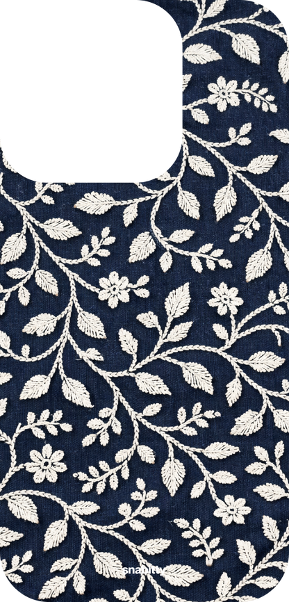 Black Bel Aur Phool Chikankari