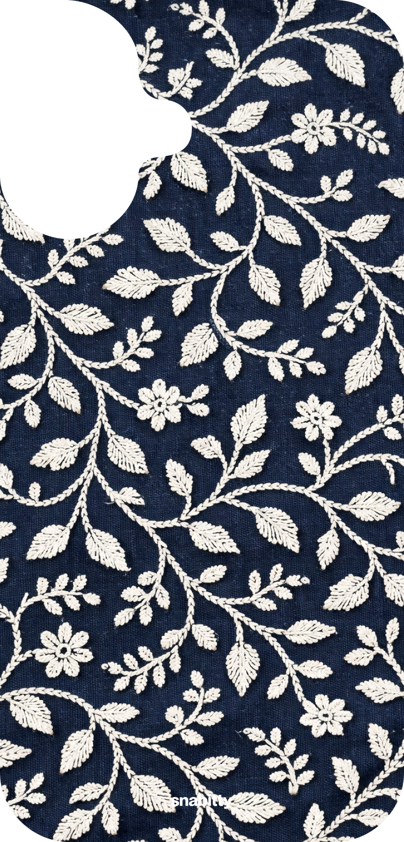 Black Bel Aur Phool Chikankari