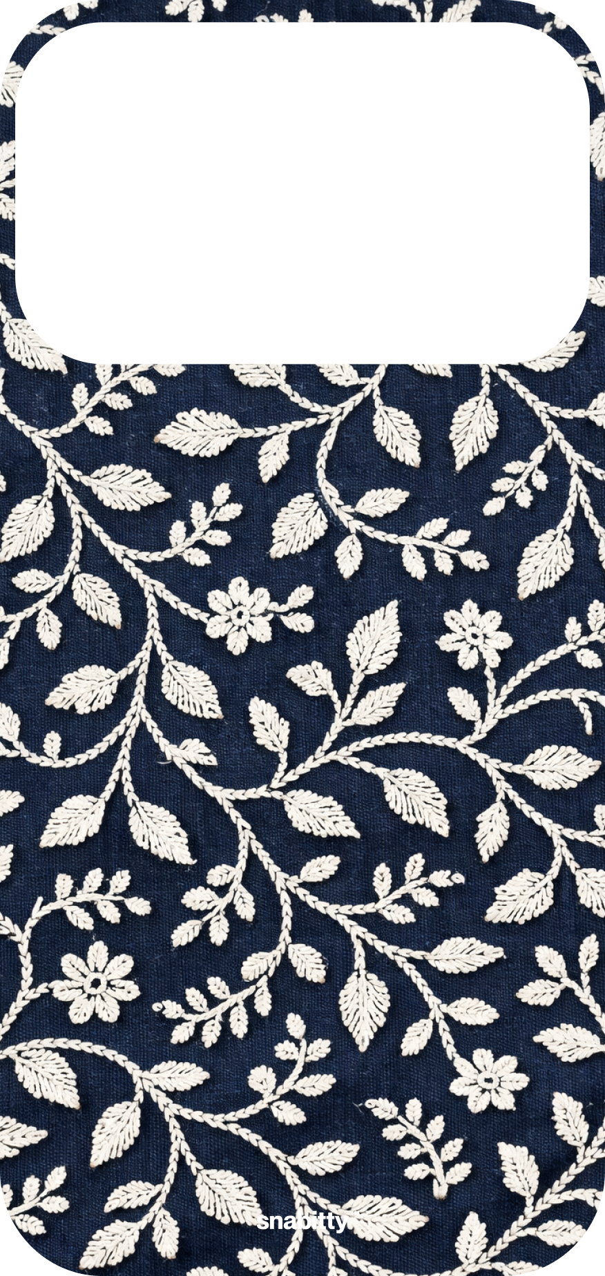 Black Bel Aur Phool Chikankari