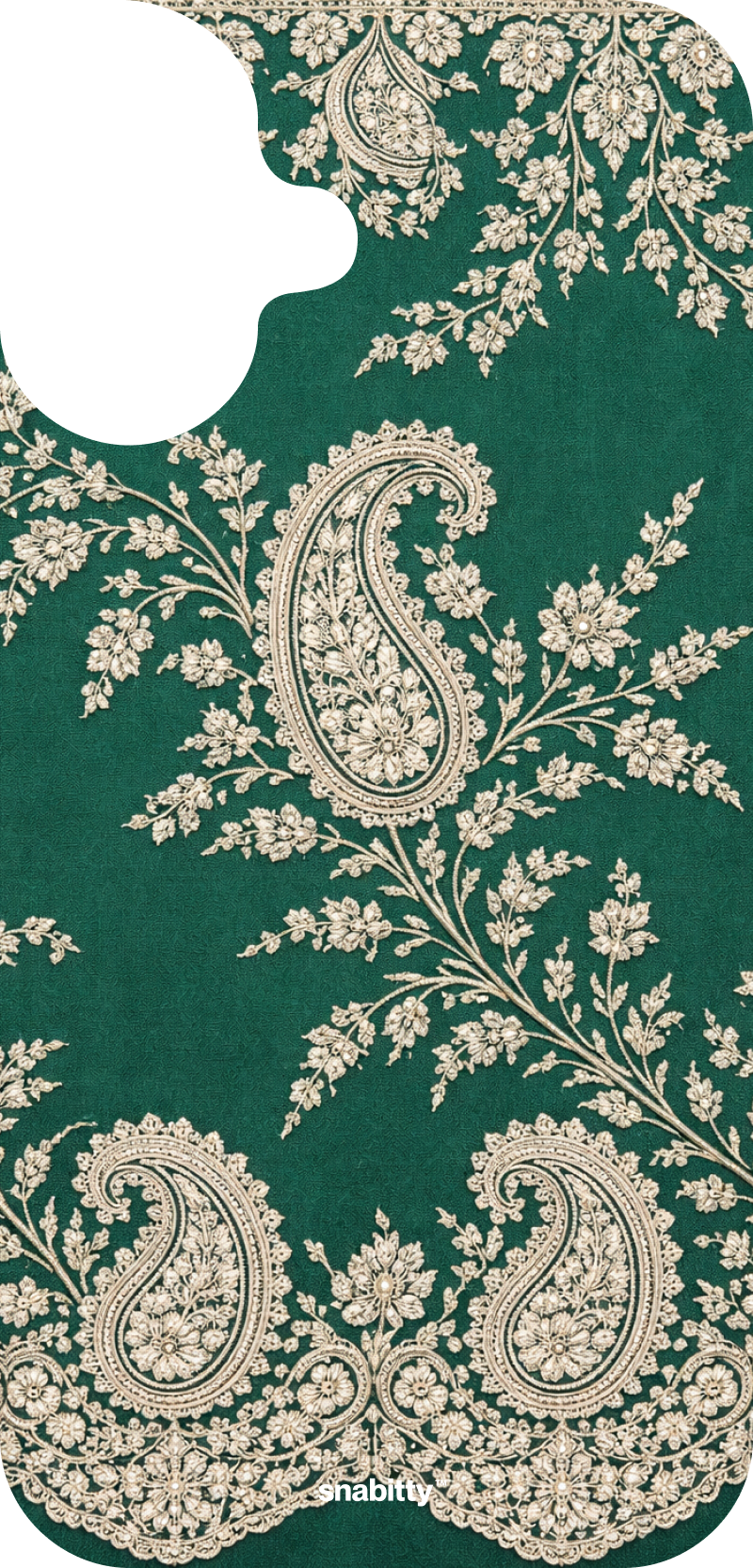 Emerald Jaal Chikankari