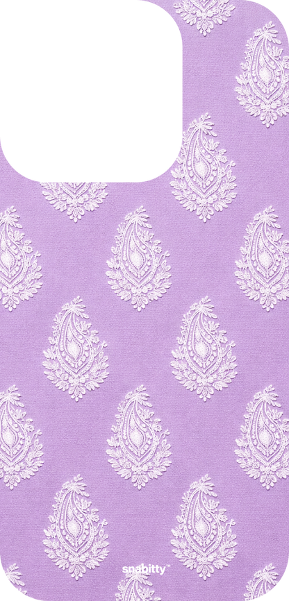 Lilac Butta Motif Chikankari
