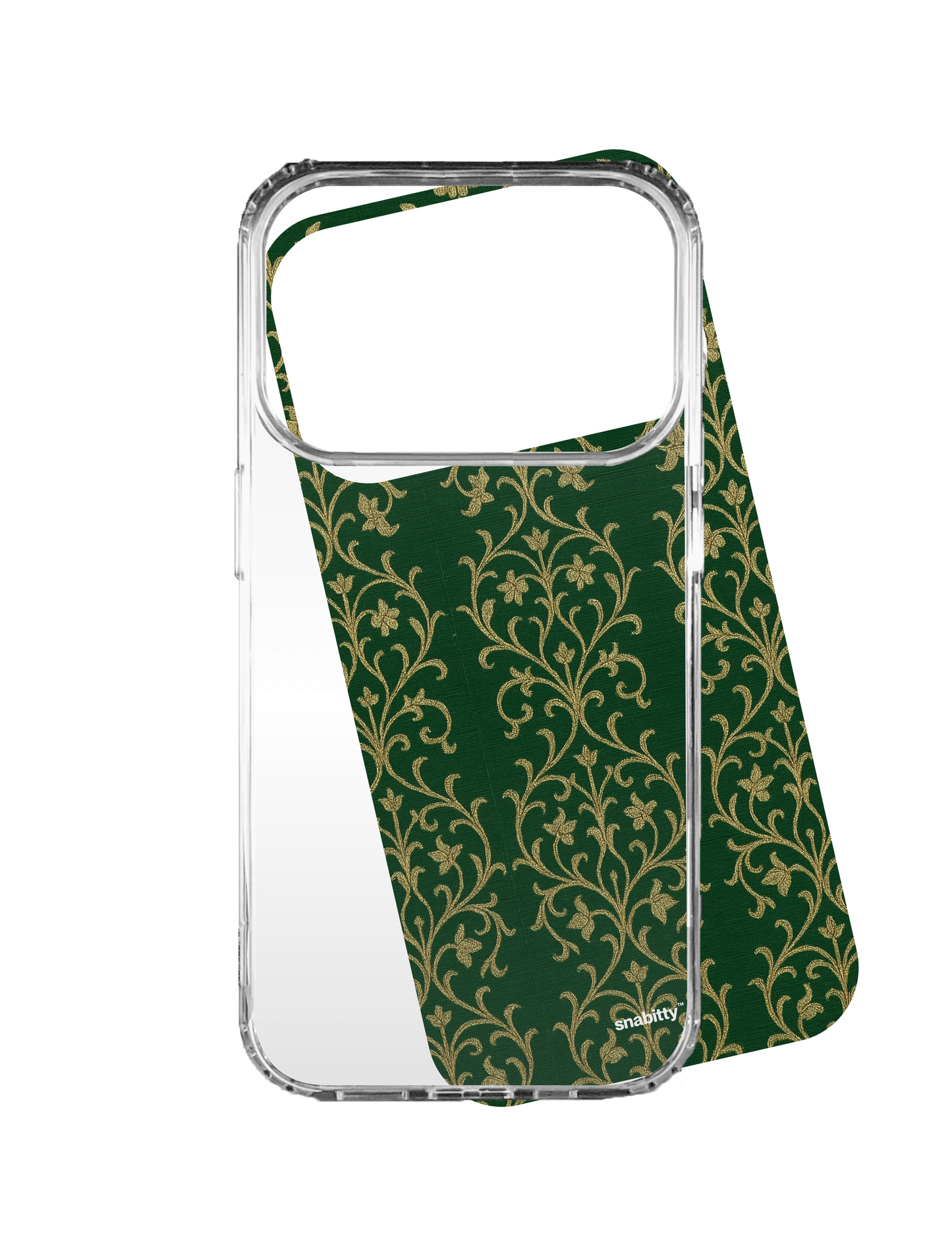 Paithani asawali dark green