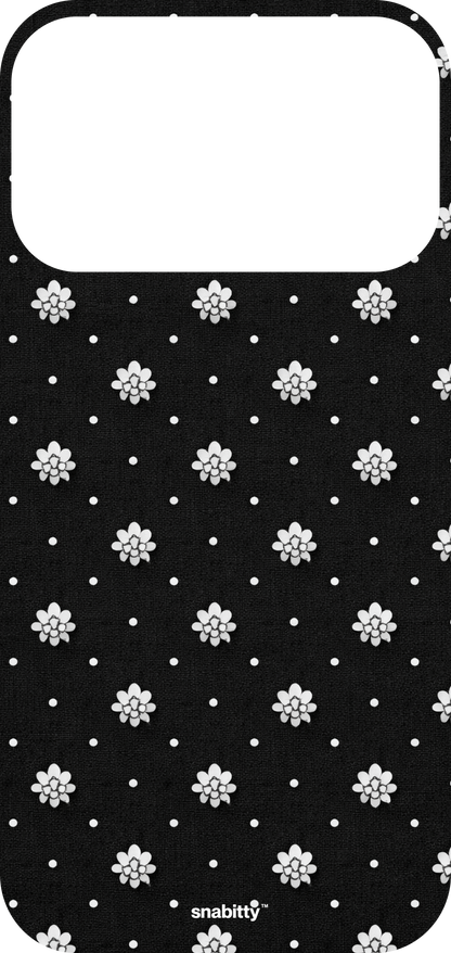 Black Buti Motif 1 Chikankari