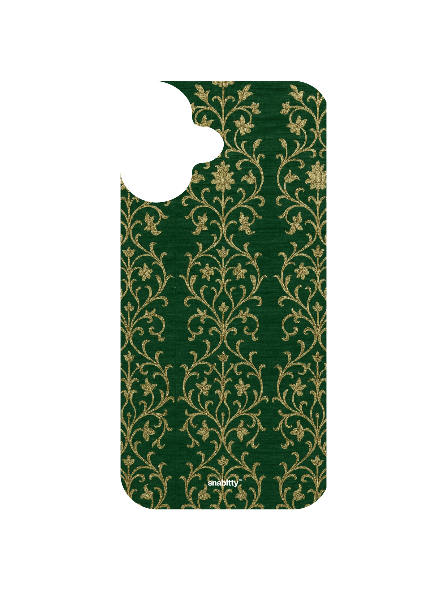 Paithani asawali dark green