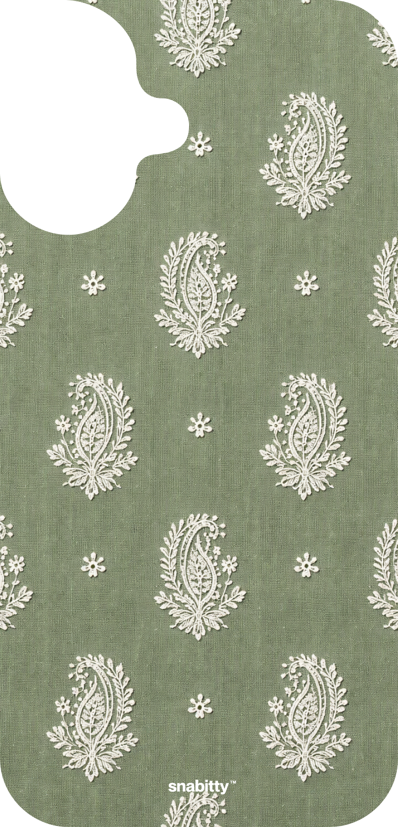 Sage Green Butta motif Chikankari