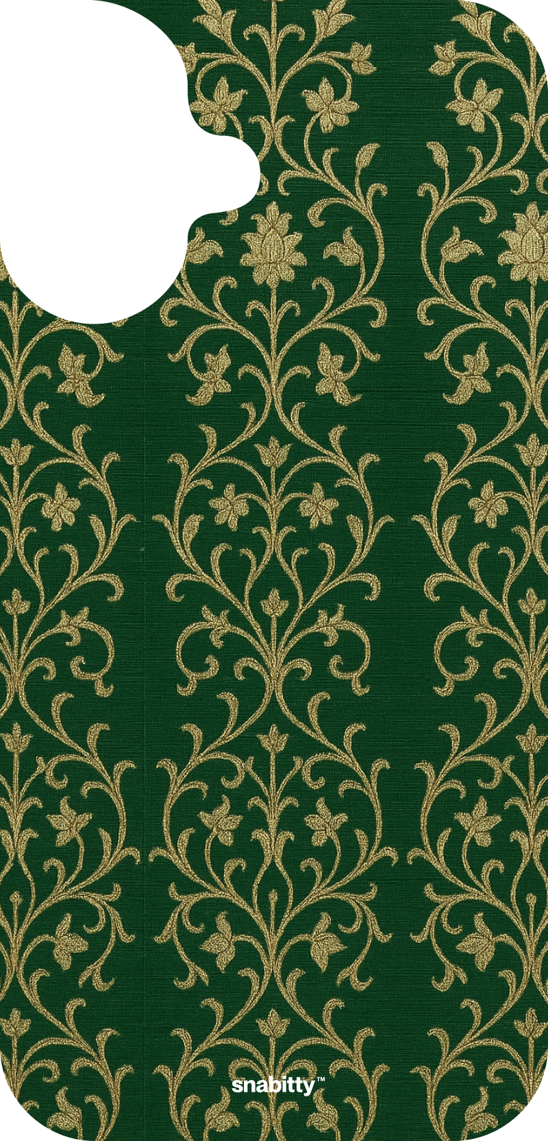 Paithani asawali dark green