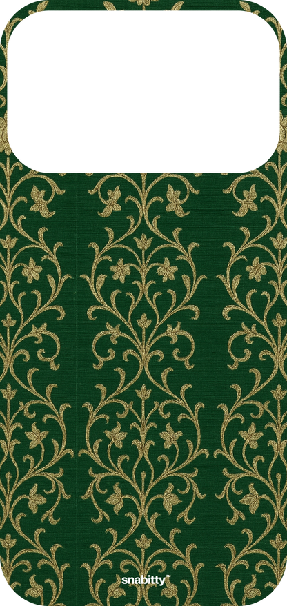 Paithani asawali dark green