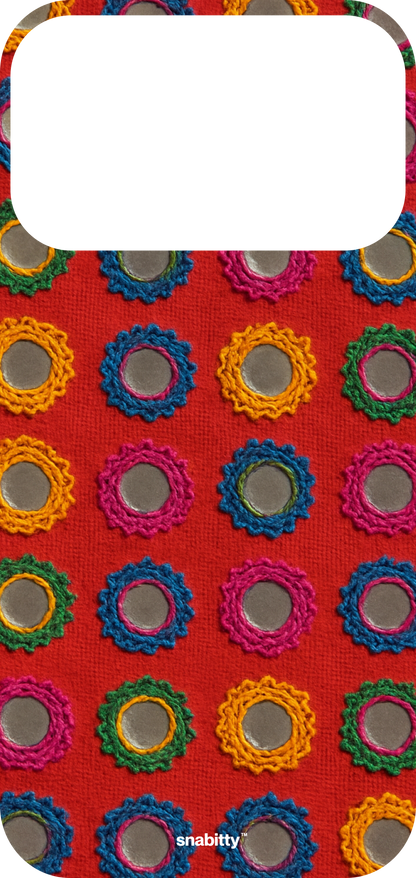 Navaratri mirror work 1