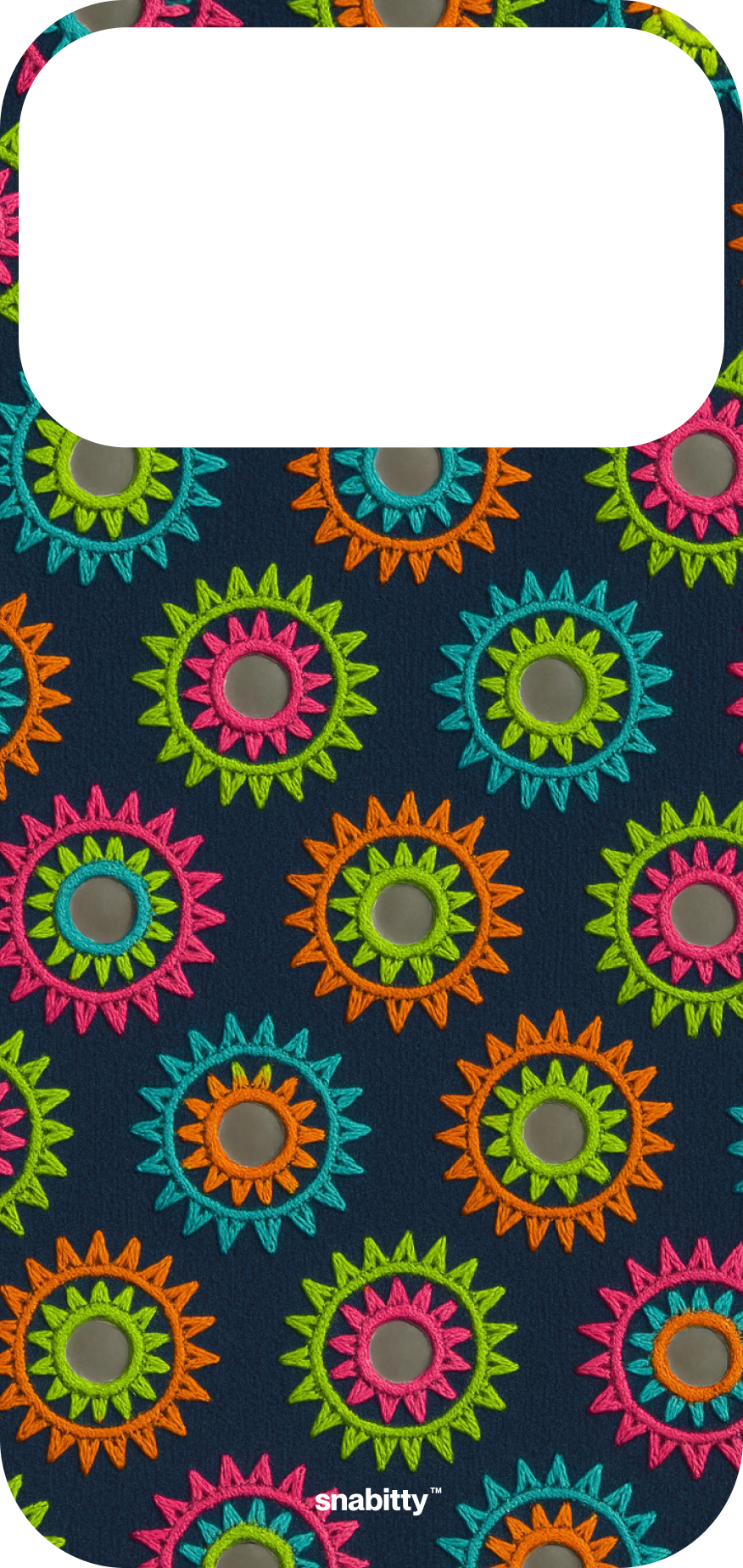 Navaratri mirror work 3
