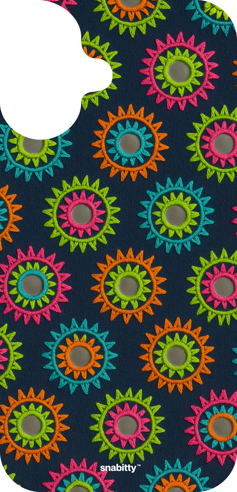 Navaratri mirror work 3