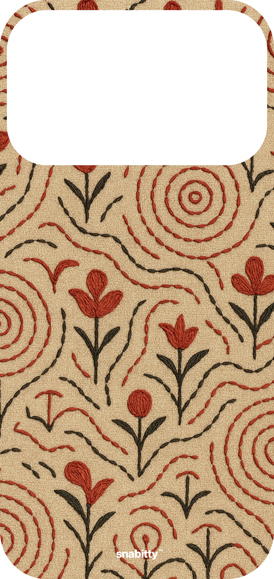 Sujani embroidery motif 1