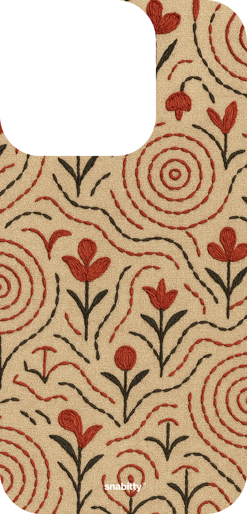 Sujani embroidery motif 1