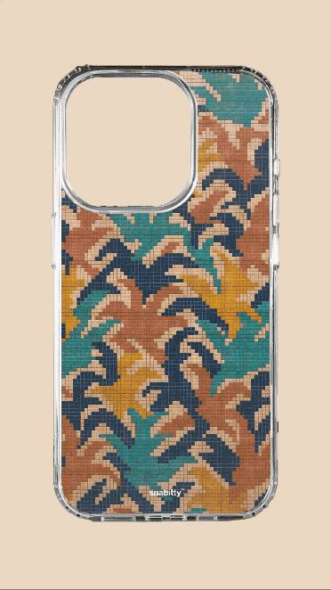 Anatolian Mosaic set of 6 + Anti-yellow clear case