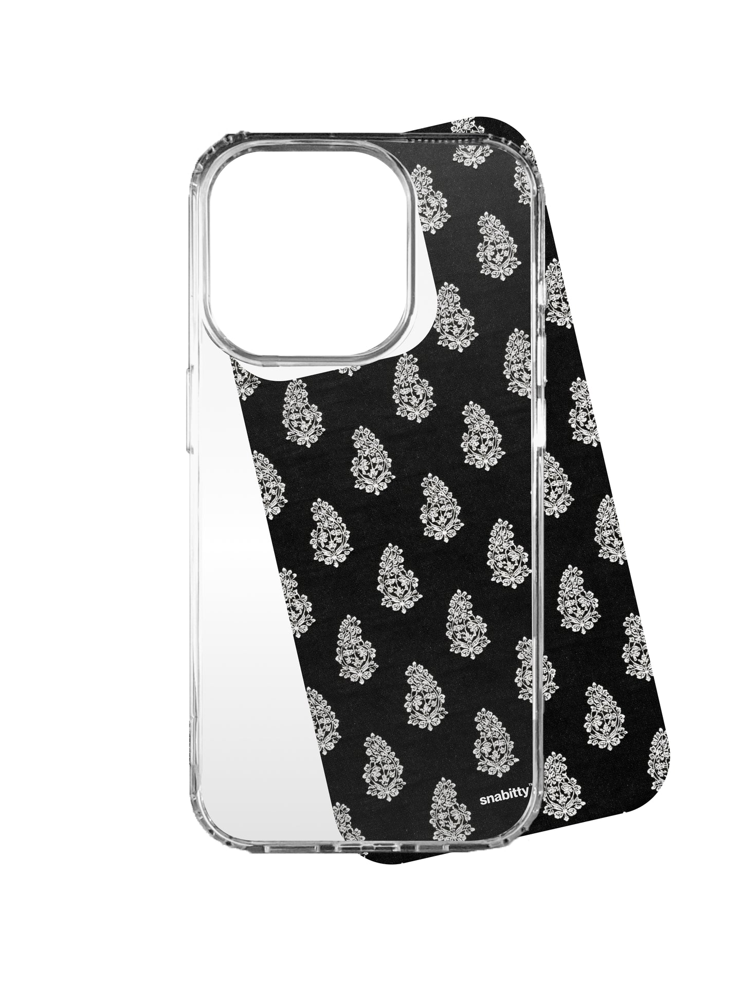 Black Buti Motif 2 Chikankari