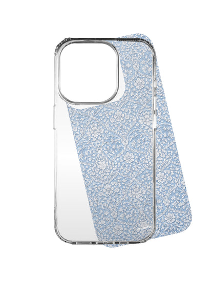 Powder Blue Jaal Chikankari