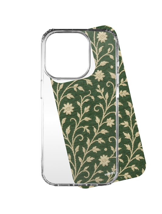 Forest Green Chikankari 2