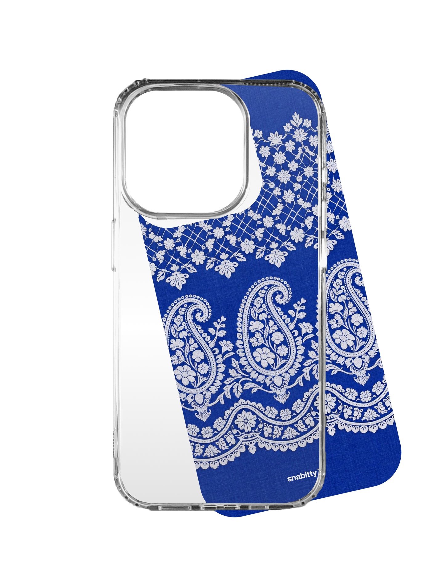 Royal Blue Jaal Chikankari