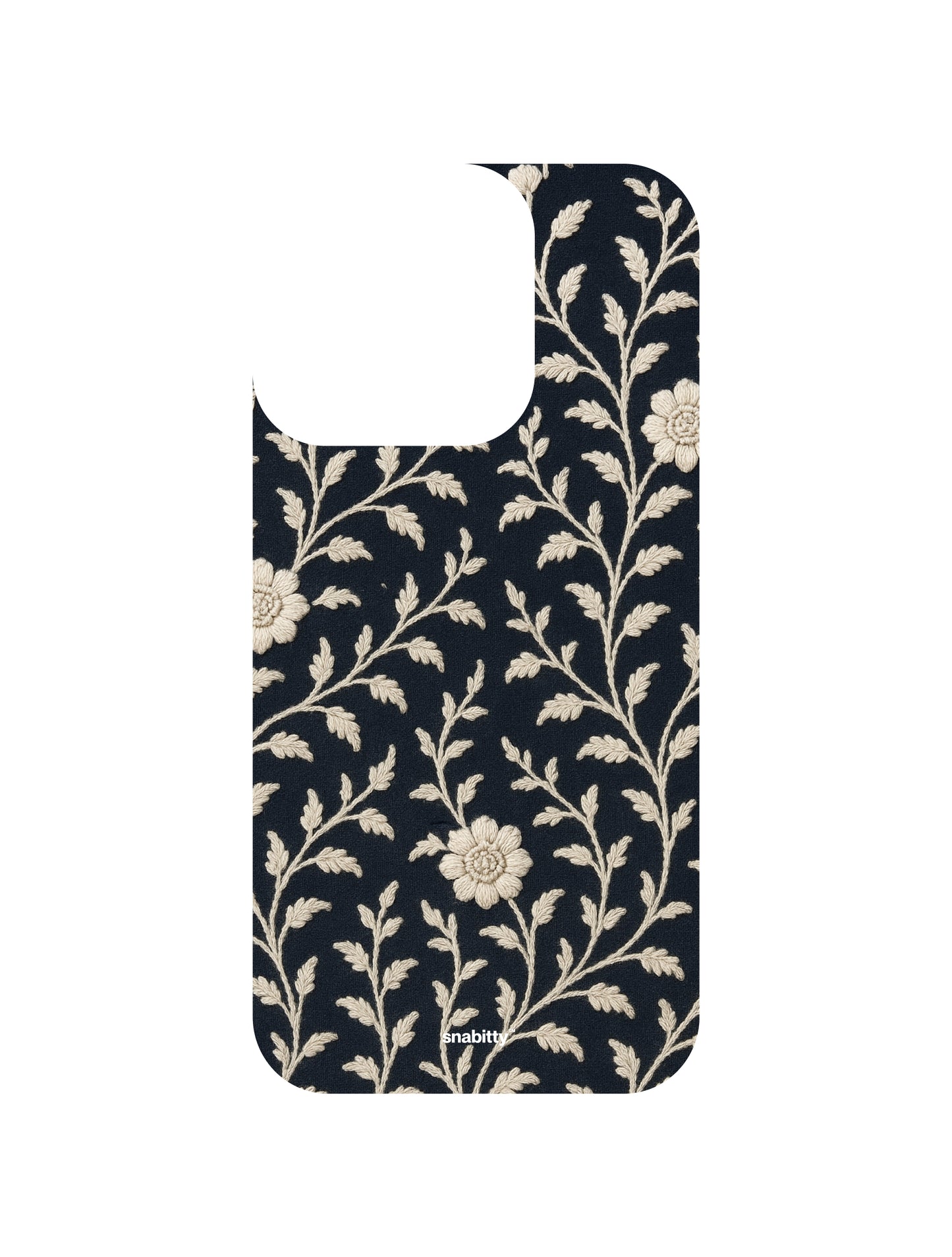 Navy Voile Chikankari