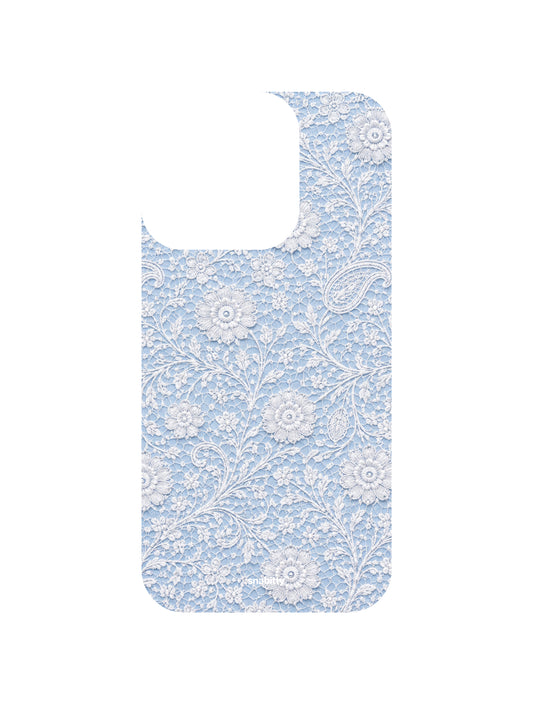 Powder Blue Jaal aur Phool Chikankari