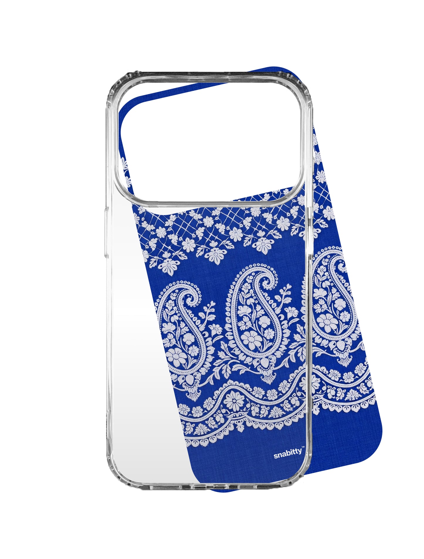 Royal Blue Jaal Chikankari