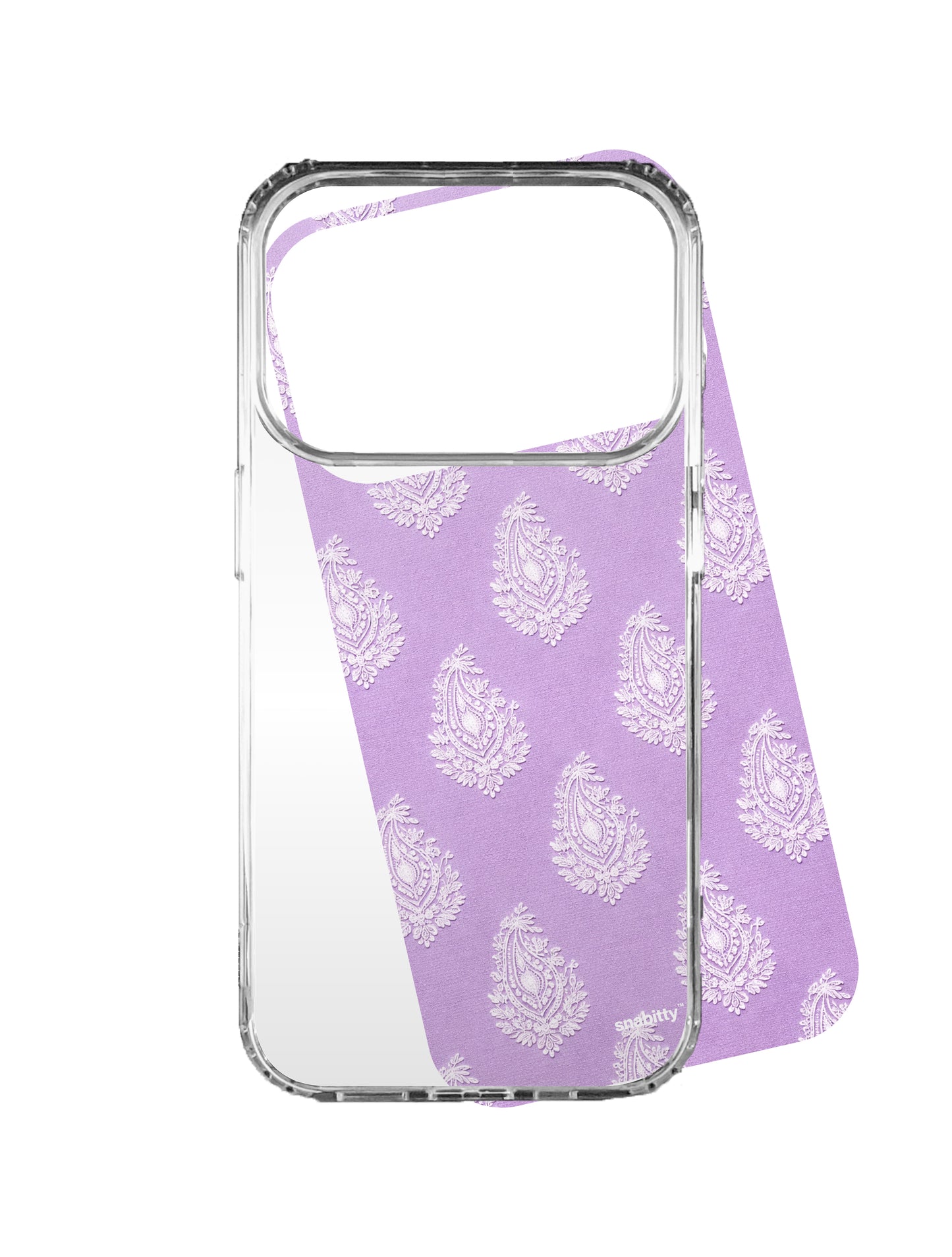 Lilac Butta Motif Chikankari