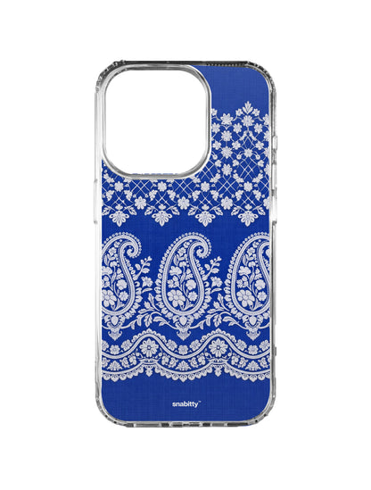 Royal Blue Jaal Chikankari