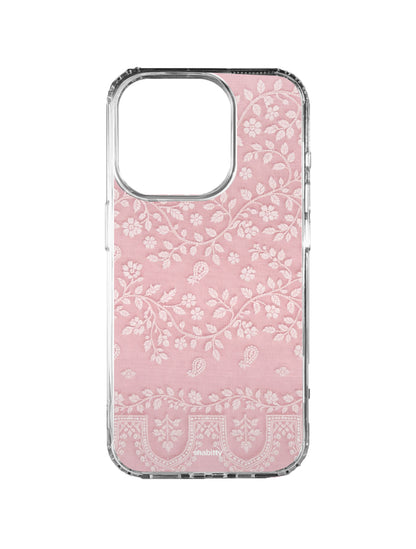 Baby Pink Bel aur Phool Chikankari