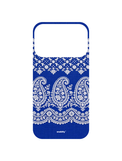 Royal Blue Jaal Chikankari