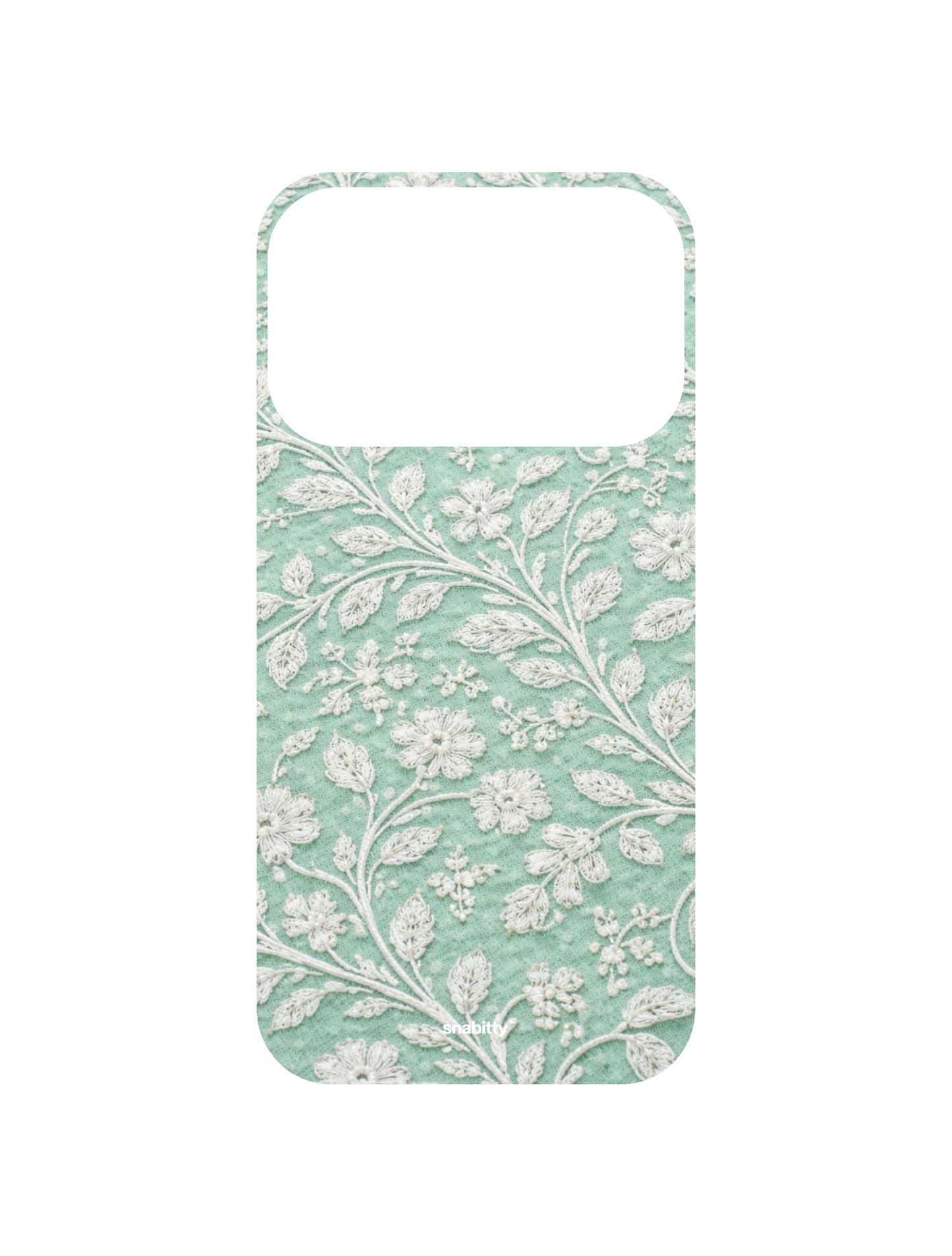 Mint Green Bel aur Phool Chikankari