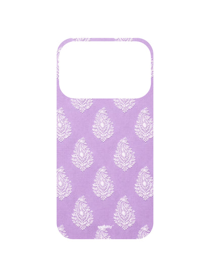 Lilac Butta Motif Chikankari