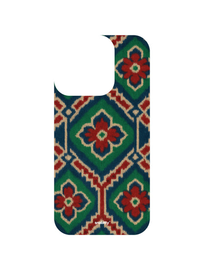 Patola Ikat work set of 6 + Anti-yellow clear case